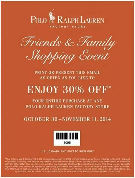 ralph lauren factory store 30 off